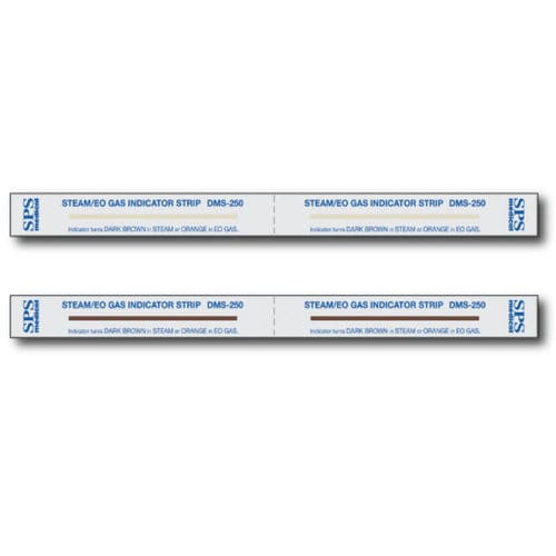 Sterilisationsteststreifen -  8” DUAL™ - Crosstex International, Inc - Farbmetrik