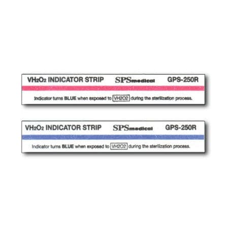 Sterilisationsteststreifen - GPS-250R - Crosstex International, Inc - Wasserstoffperoxid / Farbmetrik