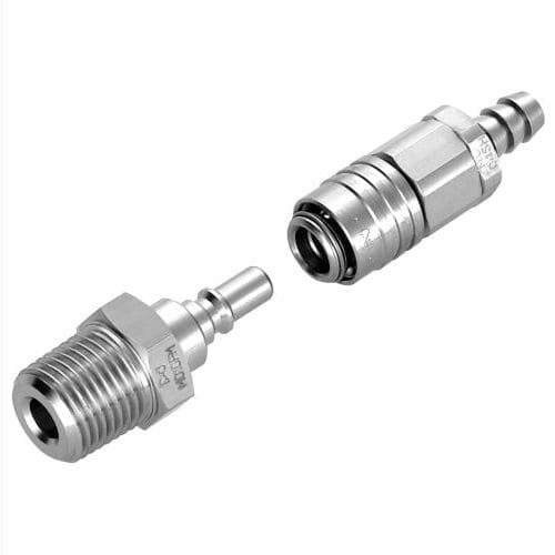 Steckverbinder für medizinische Gase - Micro Cupla - Nitto Kohki Europe GmbH - kompakt