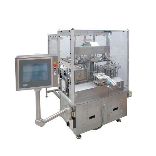 Intermittierende Verpackungsmaschine - TD - OPTIMA - bodenstehend / kompakt / für Spritzen