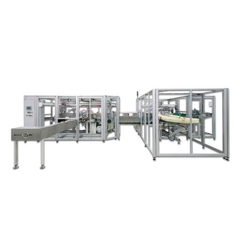 Automatische Verpackungsmaschine - LUCK - OPTIMA - bodenstehend / für Förderbänder / für Säcke