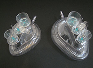 Maske für künstliche Beatmung / Nasen - 03060x - Winnomed - CPAP