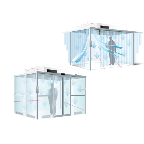 Reinraum - Spetec - Edelstahl / Aluminiumstruktur / Laminar-Flow