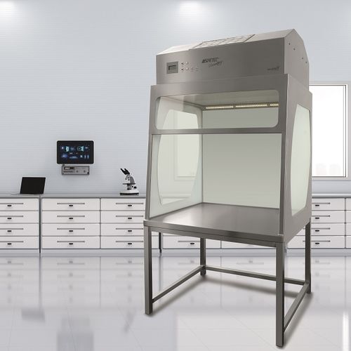 Arbeitsstation für Reinraum - CleanBoy® Plus - Spetec - bodenstehend / mit HEPA-Filter / Laminar-Flow