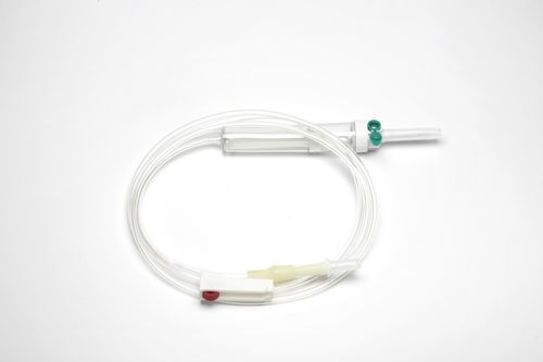 Bluttransfusionsset - T1 series - Adriamed Srl - Polyvinylchlorid / mit Absperrhahn / mit Tropfkammer