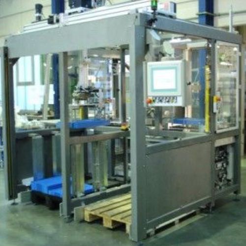 Palettierer für Materialumschlag - EURO-Line - FLG Automation AG - automatisch / Tablett / für die Pharmaindustrie
