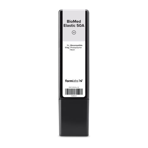 Zahnmedizinisches Material / Harz - BioMed Elastic 50A  - Formlabs - für 3D-Druck / transparent / biokompatibel