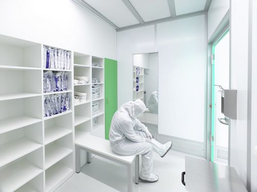 Reinraum für pharmazeutische Labore - CleanSteriCell® F11 - SCHILLING ENGINEERING - modular / eingebaut / Edelstahl