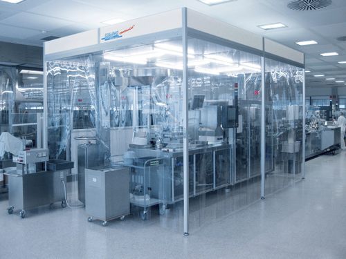 Reinraum für die Pharmaindustrie - CleanFlowCell® 3000.4.365 - SCHILLING ENGINEERING - modular / eingebaut / Klasse D
