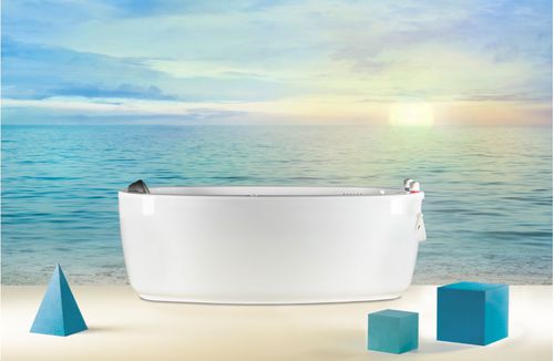 Badewanne für Wassermassage / mit Chromatherapie-Lampen - MOOR series - Stas Doyer