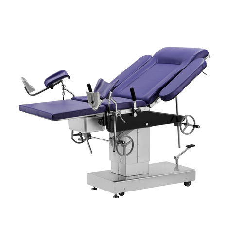 Mechanischer Geburtsstuhl - MT400 - Ningbo Techart Medical Equipment - auf Rollen / mit Armlehnen