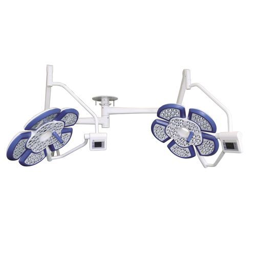 Deckenmontierte OP-Leuchte - DEL 9 - Ningbo Techart Medical Equipment - LED / mit 2 Armen / 97