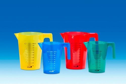 Polypropylen-Becher - 481942 - Vitlab - mit Griff / stapelbar / Mess