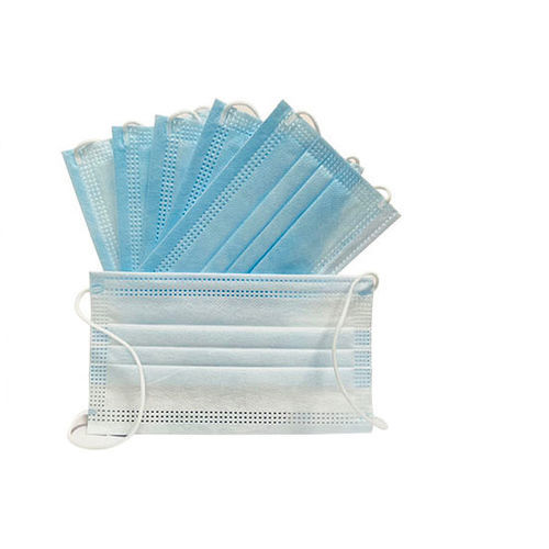OP-Maske / IIR-Typ - MP211 - Shenzhen Mecun Medical Supply - 10er-Packung / blau / weiß