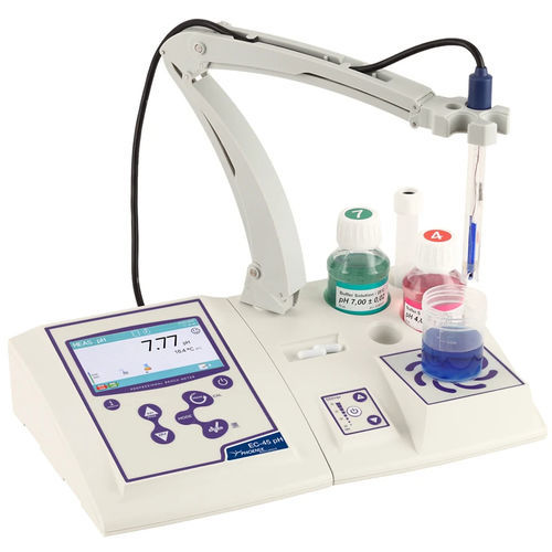 PH-Meter / Labor - EC-45 pH - Phoenix Instrument - Tisch / mit Thermometer