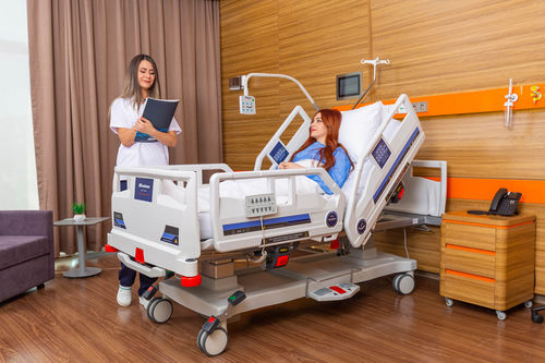 Krankenhausbett - CURA 5000 - SCHRODER HEALTH PROJECTS - elektrisch / höhenverstellbar / neigbar