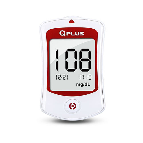 Blutzuckermessgerät mit Stechhilfe - Q-PLUS - Hannox International - mit Autocoding