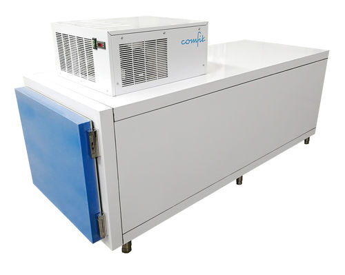 Leichenkühlzelle für Särge - CFI 80/1 B-TN - comfit s.r.l - 1 Körper / mit Frontöffnung / 1 Tür