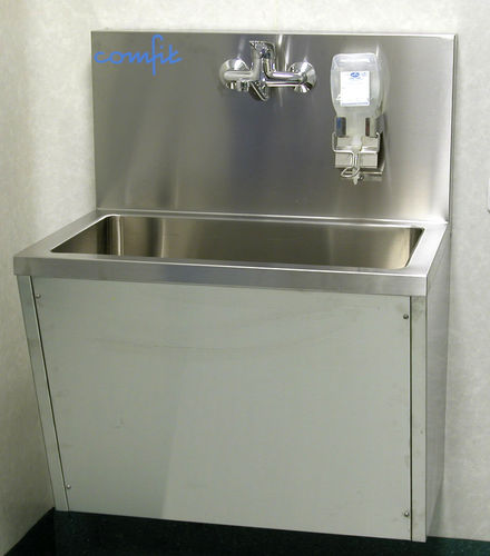 Waschbecken für OP / 1 Arbeitsplatz - COM 1 / LAV 1 - comfit s.r.l - Edelstahl