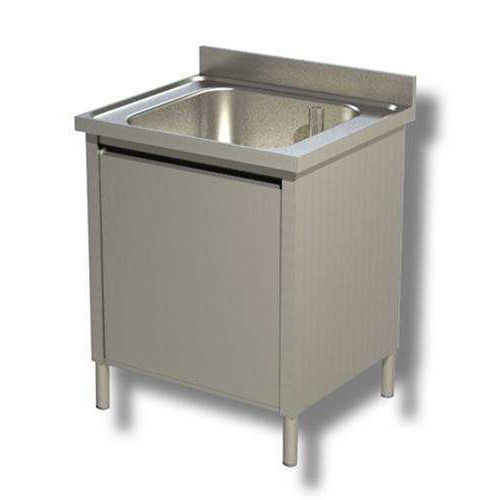 Laborspüle - COM – WM 50  - comfit s.r.l - 1 Station / Edelstahl / mit fester Höhe