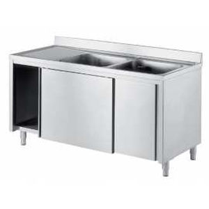Schrank für Krankenhaus - COM – CS - comfit s.r.l - Labor / mit Waschbecken / Edelstahl