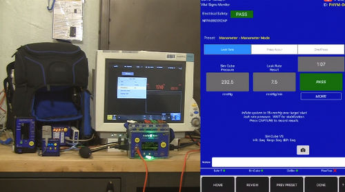 Android-Applikation / Steuerung - Pronk Technologies - Test / Erfassung / Druck