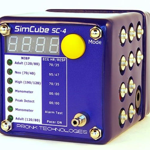 SpO2-Simulator - SC-4 SimCube® - Pronk Technologies - EKG / NIBP / Herzfrequenz