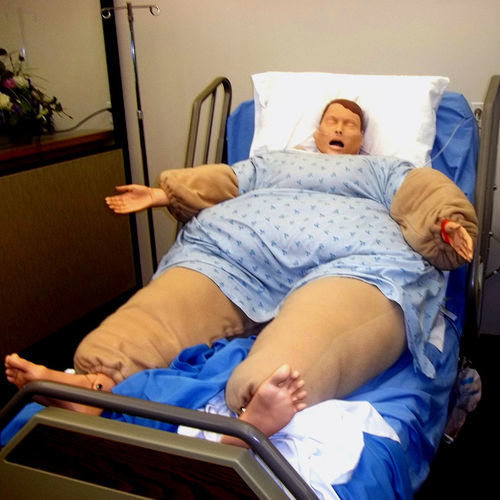 Ausbildungs-Simulationsanzug - SIM U SUIT - für Katheterisierung / für Injektionen / für Allgemeinpflege