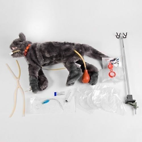 Trainingspuppe für Intensivpflege - FLUFFY - Rescue Critters - für CPR / Verband / Katzen