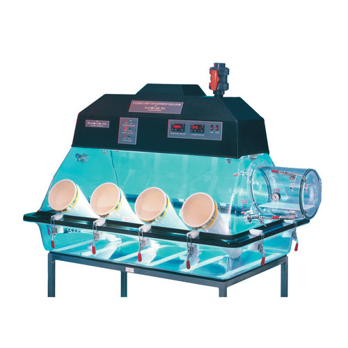 Labor-Strahlenschutzbox - 870 series - Plas-Labs - Isolier / bodenstehend / mit HEPA-Filter