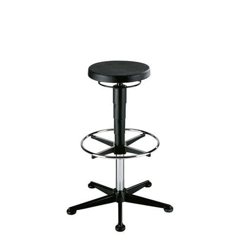 Laborhocker - 9469 - Bimos - höhenverstellbarer / schwarz / braun