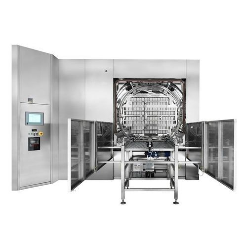 Medizinischer Sterilisator - FOW - Fedegari - für Hochdruck-Heißwasser / mit Frontöffnung / bodenstehend