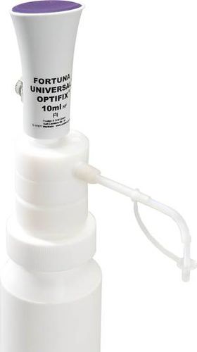 Labor-Flaschendispenser - FORTUNA UNIVERSAL® HF OPTIFIX® 101 106 - Poulten & Graf GmbH - Festvolumen
