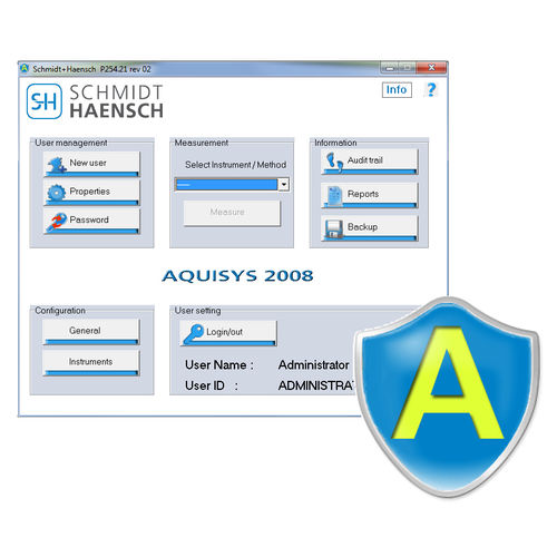 Messsoftware - Aquisys  - SCHMIDT + HAENSCH - Management / Gerätesteuerung / Labor