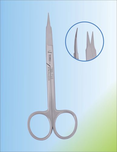 Schere für Zahnchirurgie - SSI 786-710 - Smile Surgical Ireland Limited - Goldman-Fox / für Humanmedizin / gebogen