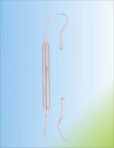 Parodontaler Dental-Scaler - SSI 786-2122 - Smile Surgical Ireland Limited - doppelt / Edelstahl / autoklavierbar