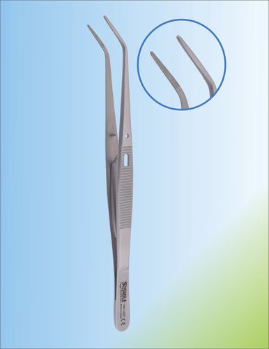 Diagnose-Dentalpinzette - SSI 786-1827 - Smile Surgical Ireland Limited - endodontisch / gebogen / selbstschließend