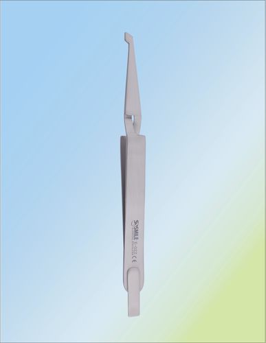 Orthodontische Mikropinzette - SSI E-022 - Smile Surgical Ireland Limited - zum Greifen von Brackets / wiederverwendbar / gebogen