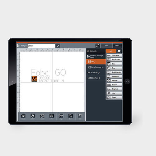 Steuerungssoftware - GO - FOBA Laser Marking + Engraving, ALLTEC GmbH - Lasermarkierung / medizinisch / webbasiert