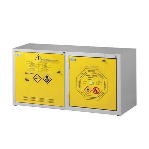 Sicherheitsschrank - KEMFIRE® 1200/50 type A - Labor Security System - für Säuren / für Laugen / für brennbare Produkte