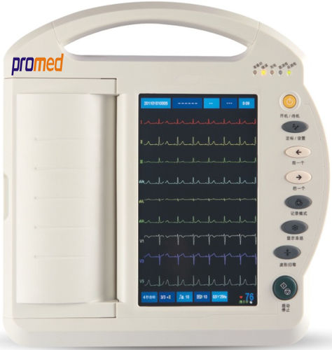 Ruhe-Elektrokardiograph - ECG-T12 - Promed Technology - 12 Kanäle / digital / mit Drucker