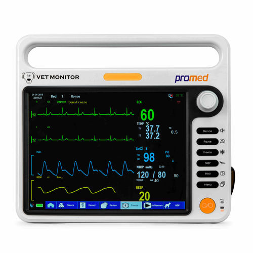 Tragbarer Patientenmonitor - PM-12B - Promed Technology - EKG / RESP / SpO2
