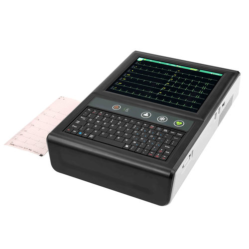 Ruhe-Elektrokardiograph - T12B - Promed Technology - 12 Kanäle / digital / mit Drucker