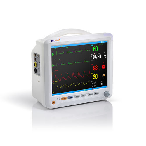 Tragbarer Patientenmonitor - pm-12 vet - Promed Technology - kompakt / EKG / RESP