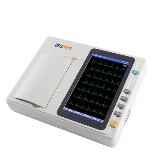 Ruhe-Elektrokardiograph - T6 plus - Promed Technology - 6 Kanäle / digital / mit Drucker
