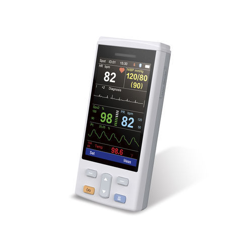 Kompakter Vitalzeichenmonitor - PM-4 PLUS VET - Promed Technology - Handgerät / Temperatur / EKG