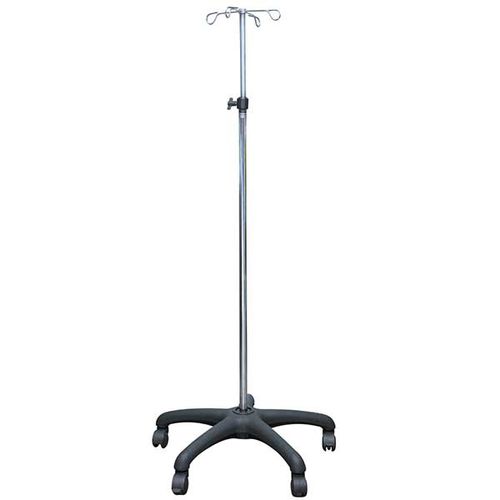 Infusionsständer auf Rollen - SR 01 series - Çağdaş Medical - 4 Haken / Edelstahl