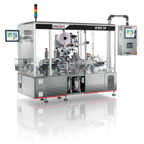 Etikettierer für Karton - SENSITIVE AP400 CW - IMA Pharma - für die Pharmaindustrie / linear / servogesteuert