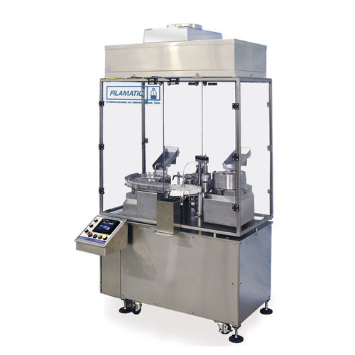 Füll- und Versiegelsystem / für die Pharmaindustrie - Mini-Monobloc - Filamatic - automatisch