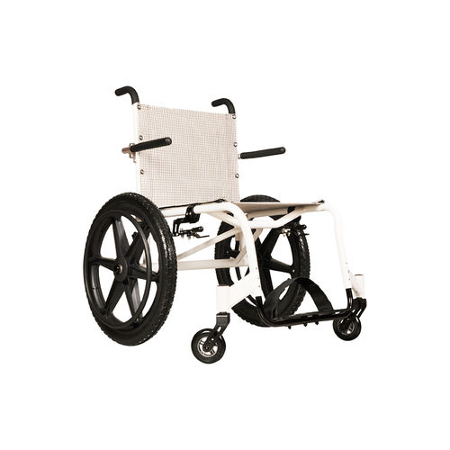 Manueller Rollstuhl - 499 - IMC MEDICAL - für Strand / mit Fußstütze / Aluminiumrahmen